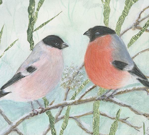 Bullfinches - Print