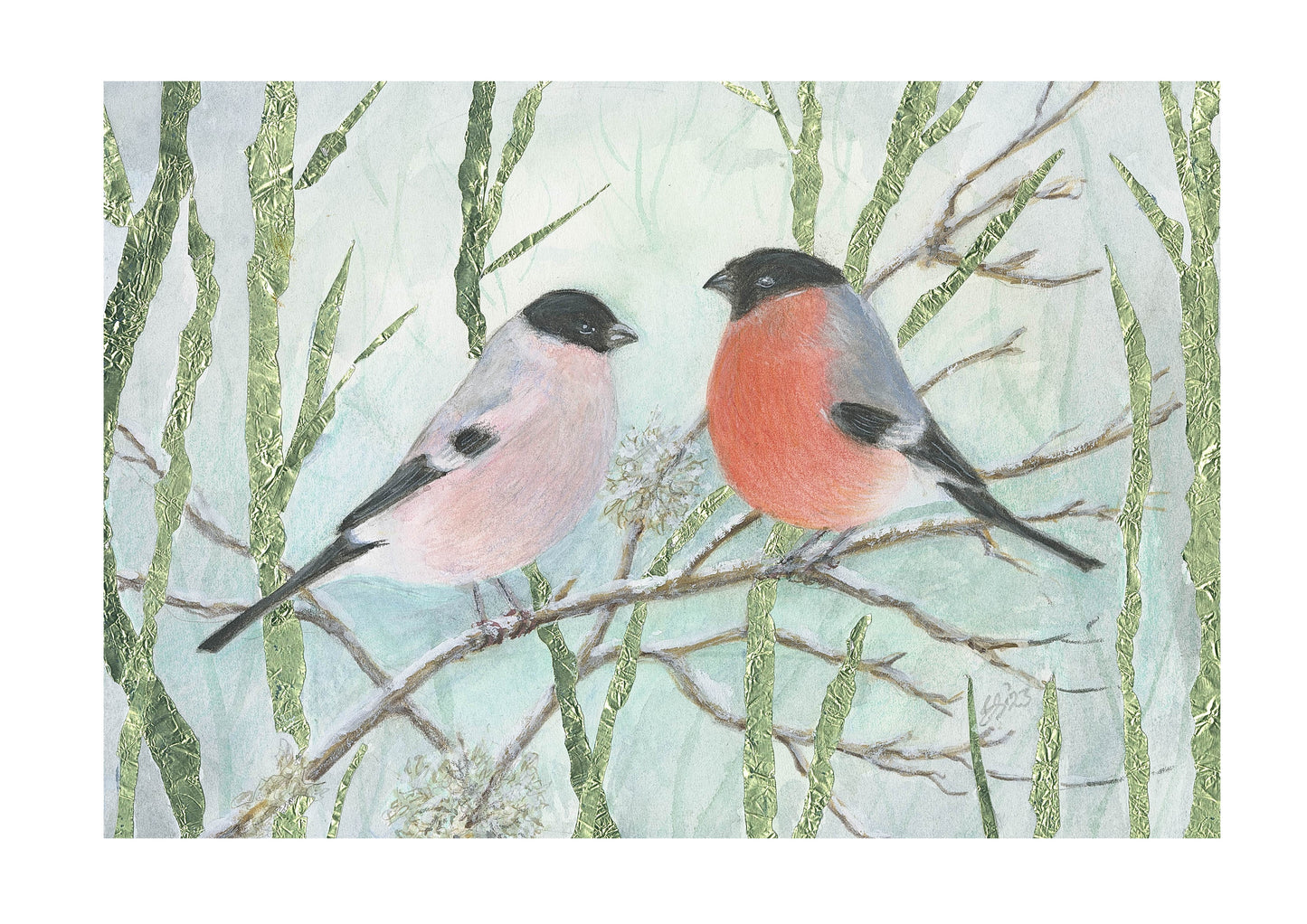 Bullfinches - Print