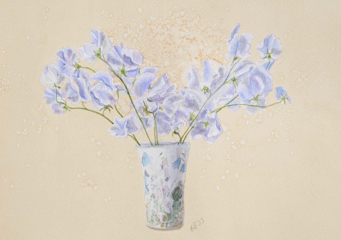 Sweet Peas - original painting